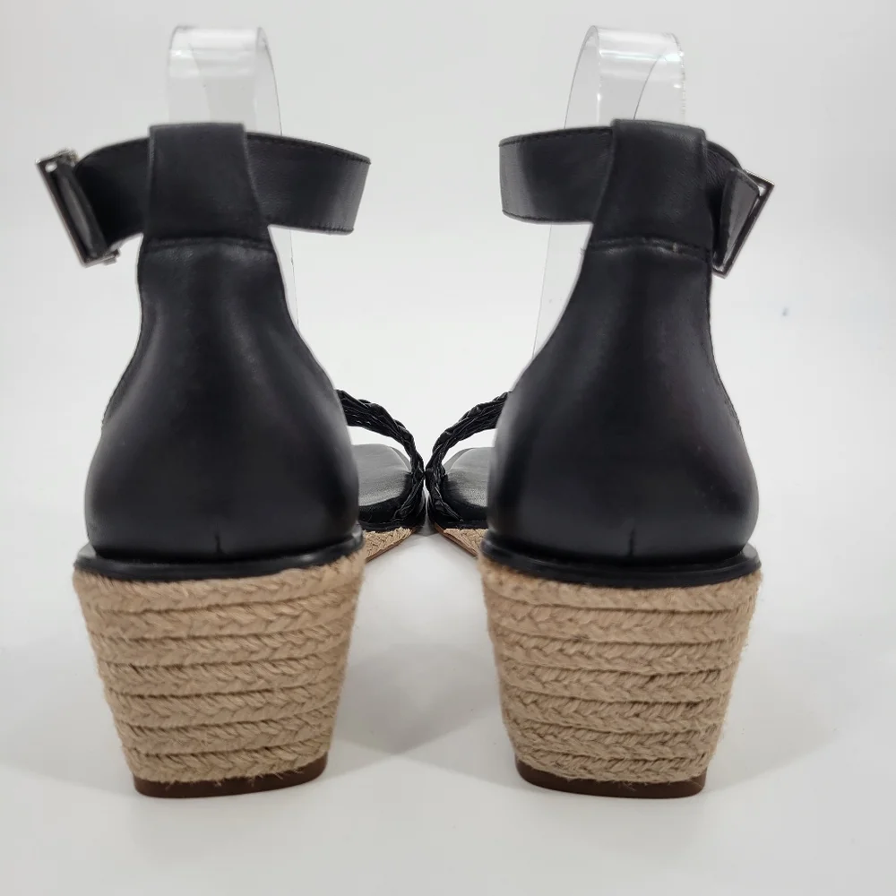 NWOT Vince Camuto 8 1/2 RUNS LARGE Adjustable Espadrille Wedge Sandals 8